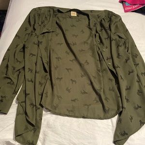 Long sleeve shirt/cardigan